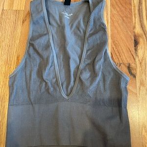 urban outfitters ribbed bra top